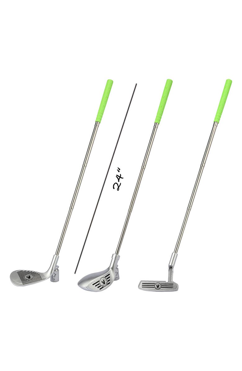 Trimate Golf Game Chipping Mat and Accessories, Training and Practice Golf Travel Set 3+, Alternate, color, Multicolored