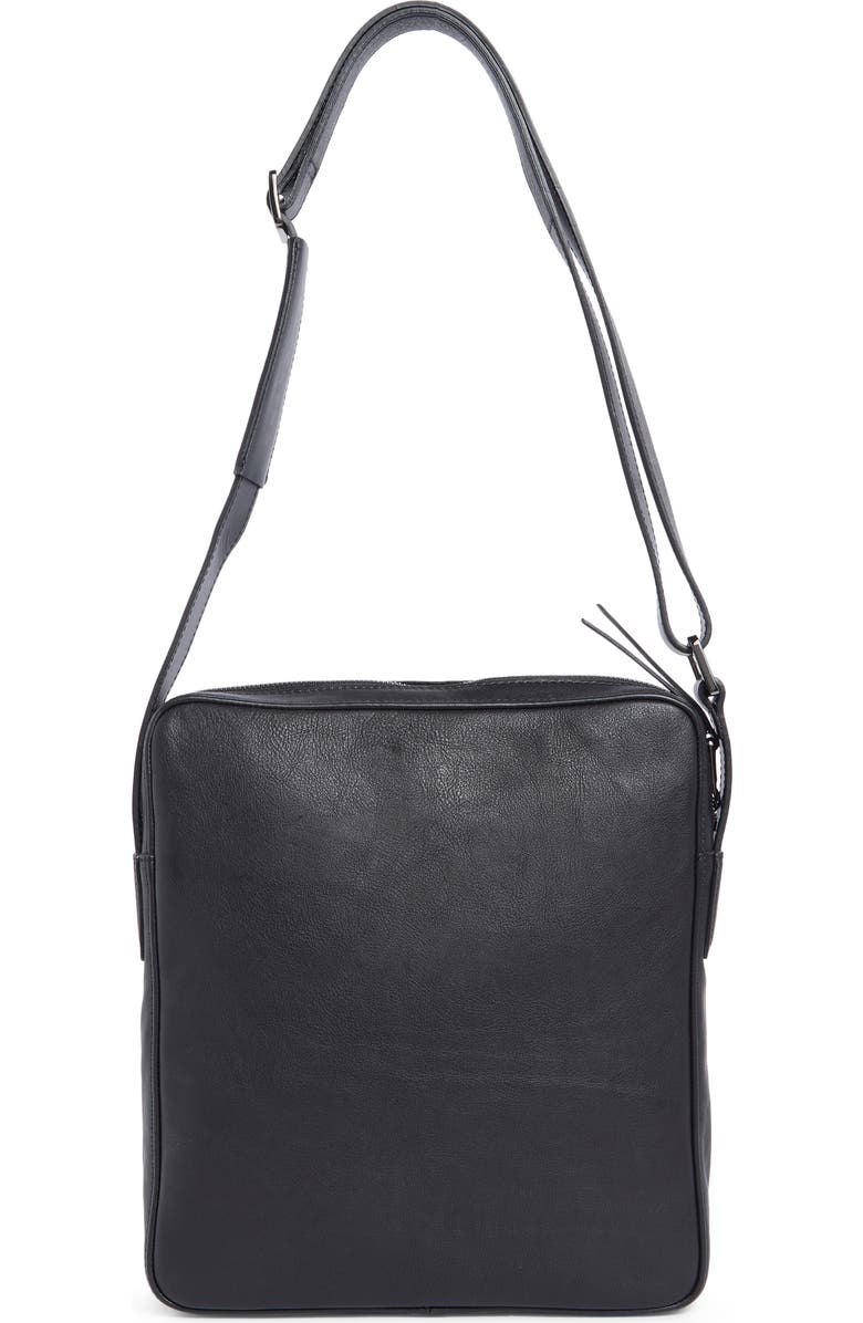 Longchamp 3D Leather Crossbody Bag, Alternate, color, Black