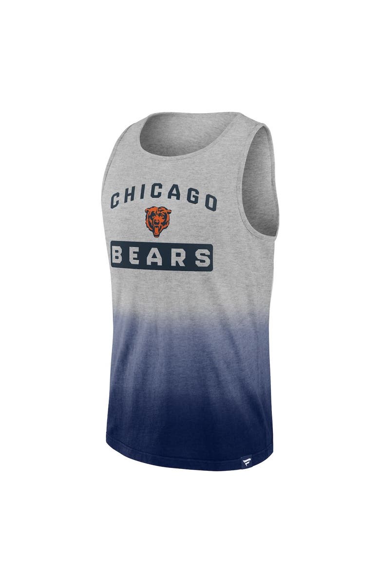 FANATICS Men's Fanatics Branded Heathered Gray/Navy Chicago Bears Our Year Tank Top, Alternate, color,