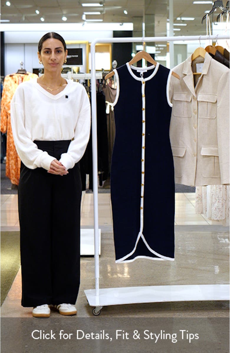 Short Sleeve Cotton Blend Polo Sweater, sales video thumbnail