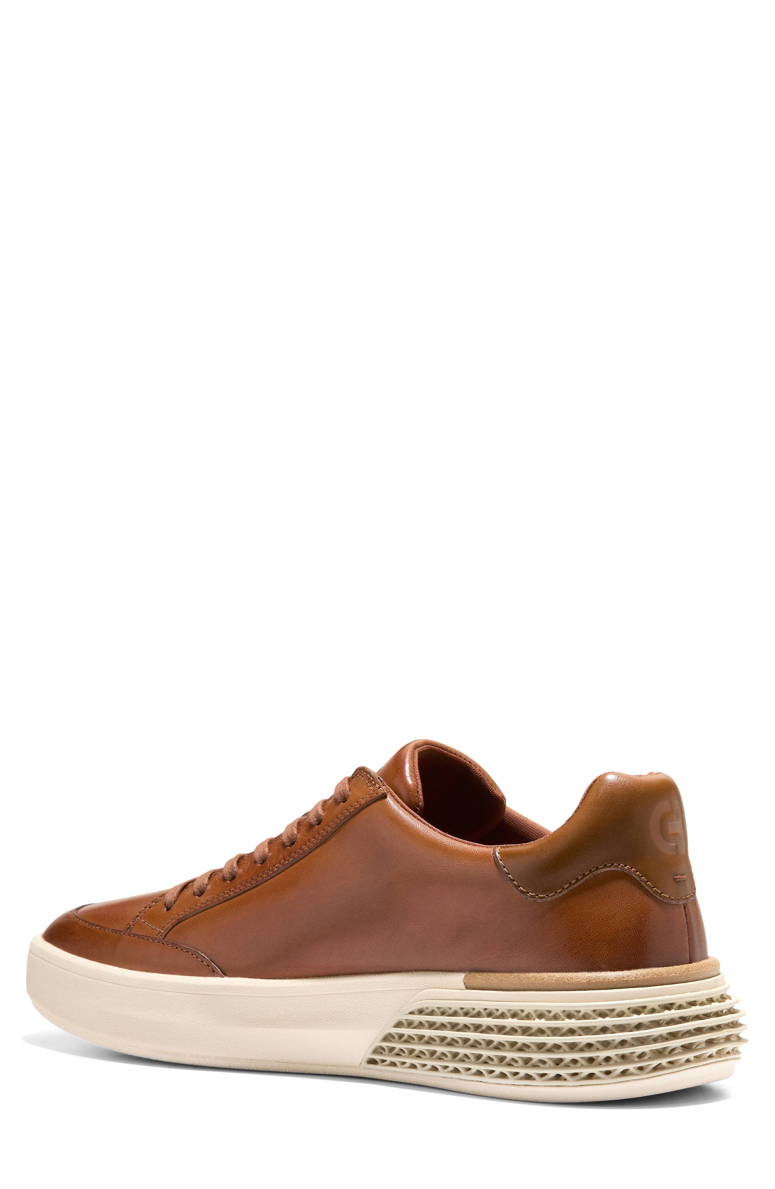 Cole Haan GrandPrø Halfcourt SkyWeave<sup>™</sup> Sneaker, Alternate, color, British Tan / Spiced Brown