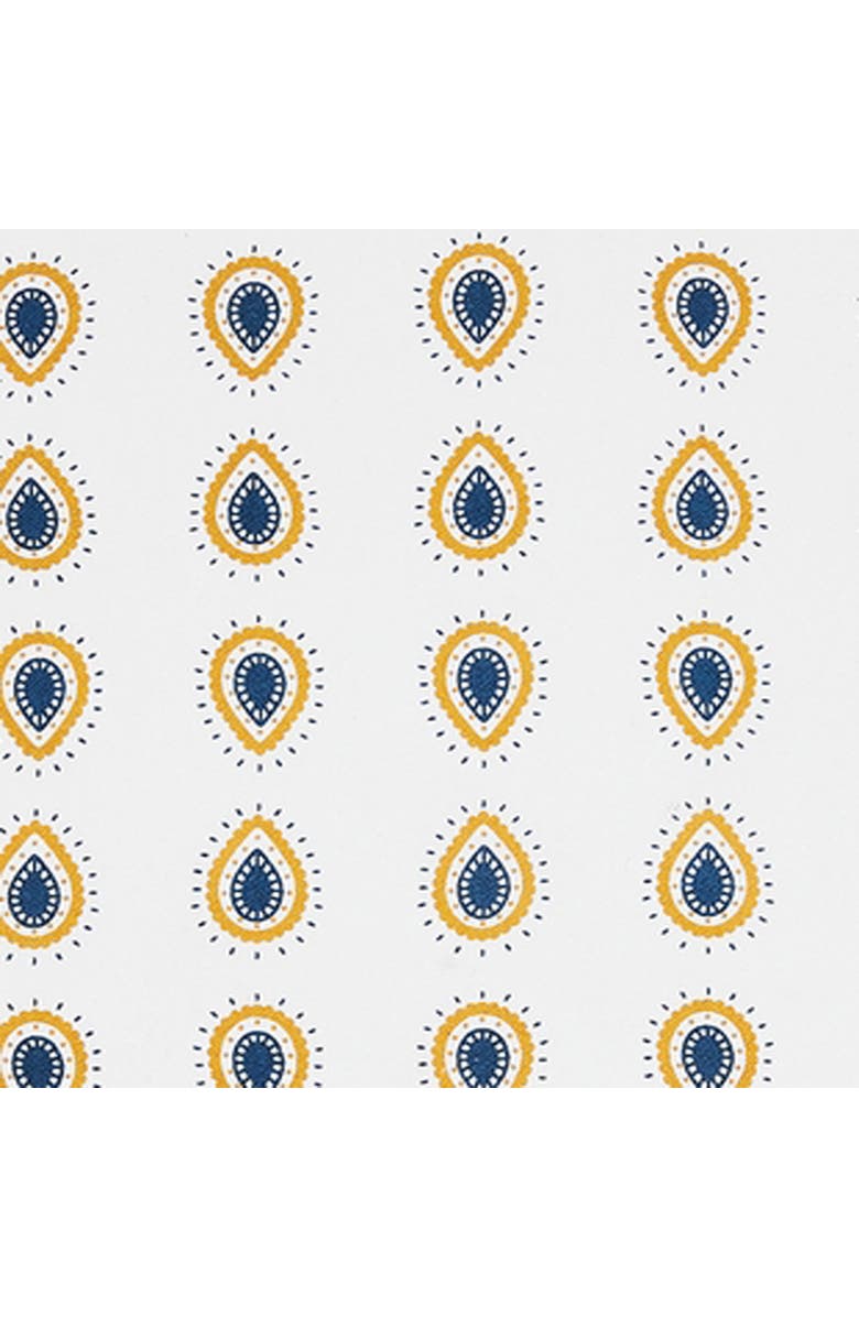 carol & frank Paisley Dot Towel, Alternate, color, Yellow