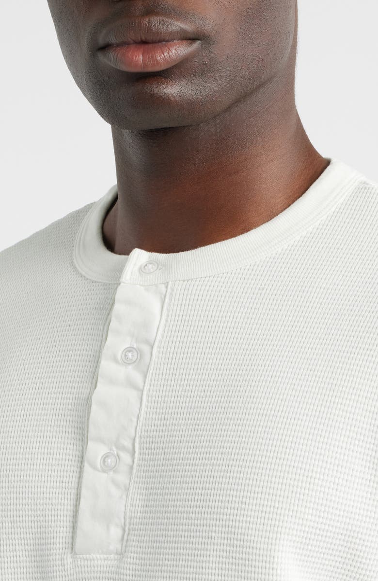 925 Originals Stock Waffle Knit Henley, Alternate, color, Washed White