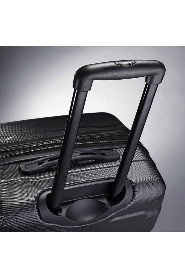 Omni PC Hardside Expandable (20"/28") 2 Piece Spinner Luggage Set, Alternate, color, Black