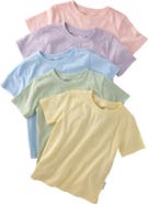 BUTTERBLU Taylor Assorted 5-Pack Organic Cotton T-Shirts