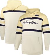 Mitchell & Ness Men's Mitchell & Ness Cream Penn State Nittany Lions Big & Tall Head Coach Pullover Hoodie
