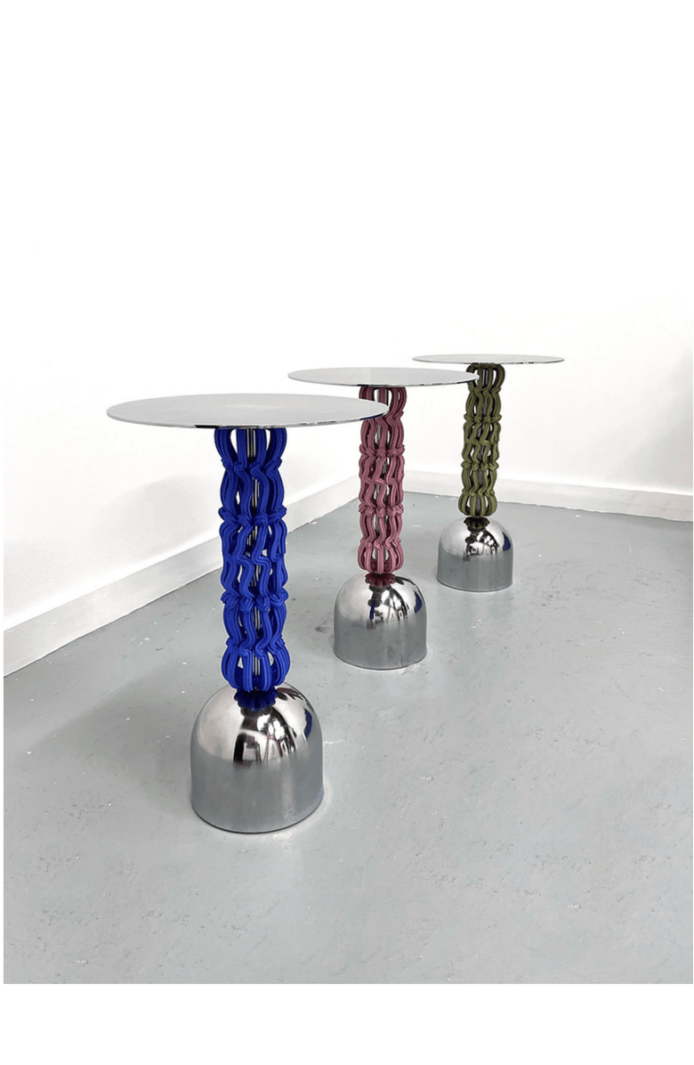 Form & Seek Frosting Martini Table, Alternate, color, Pink