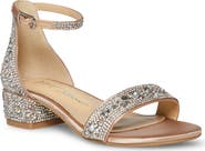 Betsey Johnson Rhinestone Ankle Strap Sandal