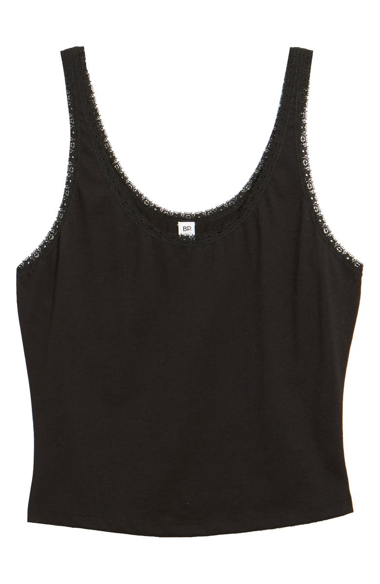 BP. Lace Trim Tank Top, Main, color, 