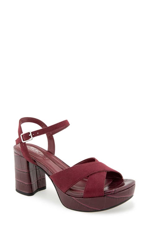 Reeva Ankle Strap Platform Sandal