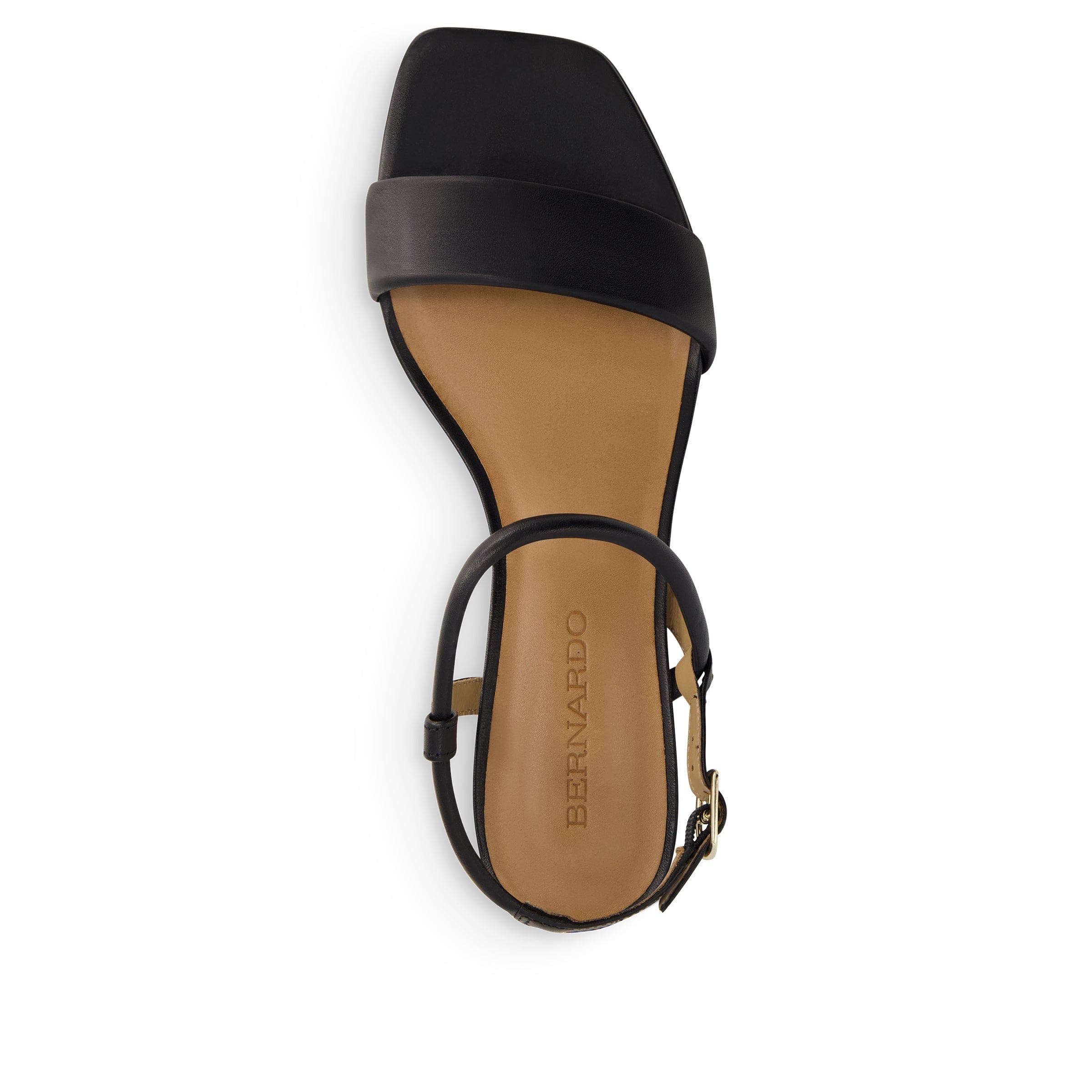 Bernardo Footwear Josei Low Heel Sandal, Alternate, color, Black