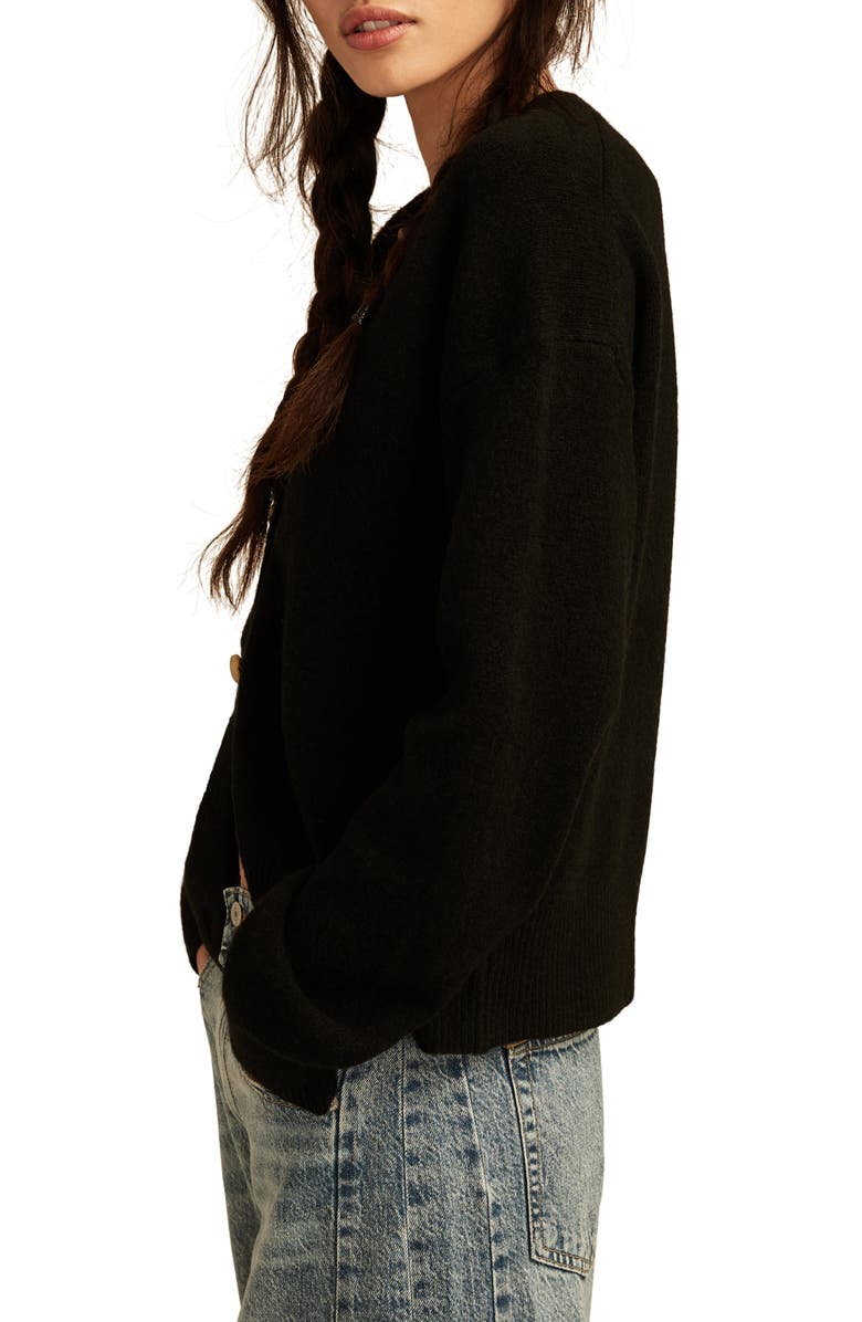 Lucky Brand Crewneck Cardigan, Alternate, color,