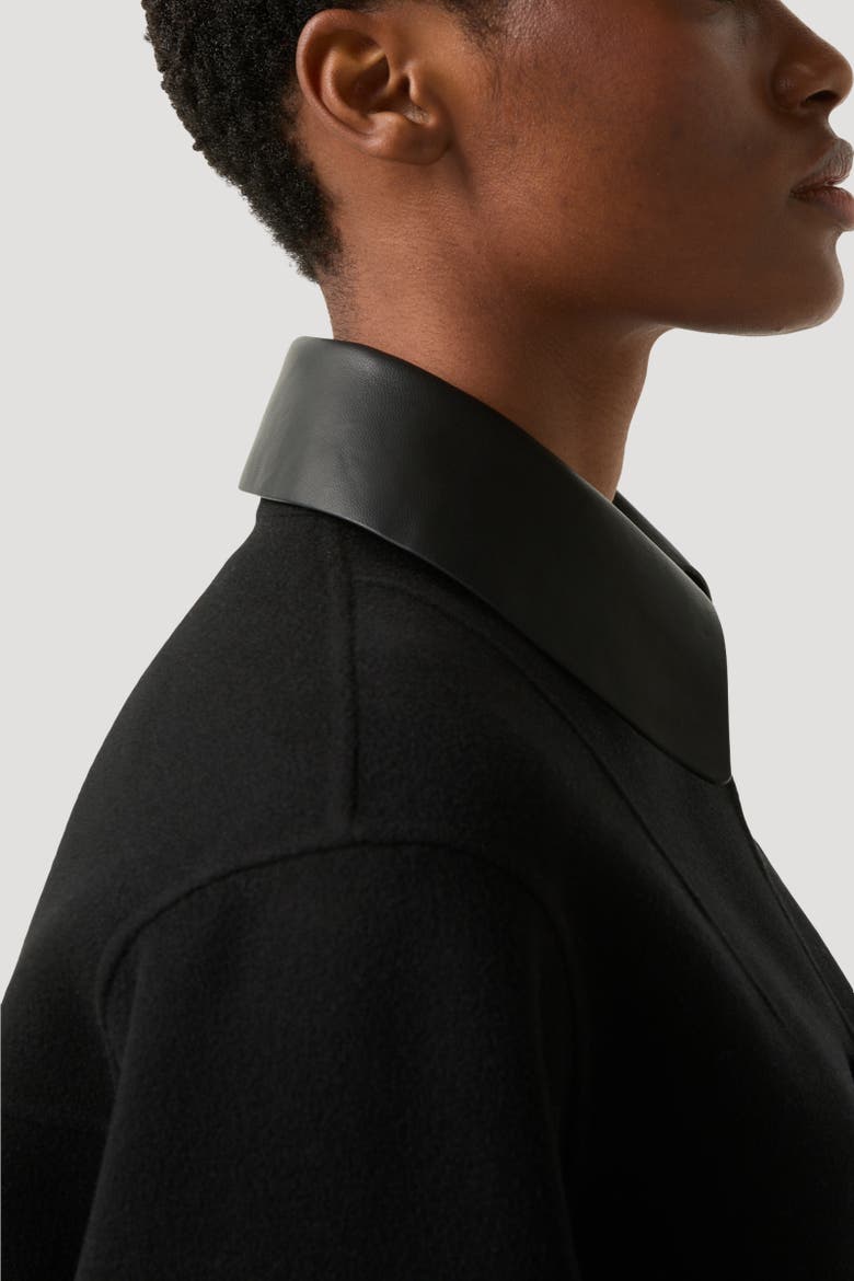 Doubleface Jacket Cassidy, Alternate, color, Black