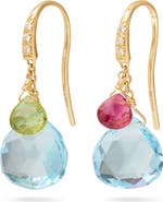 Marco Bicego Paradise 18K Yellow Gold Semiprecious Stone Drop Earrings