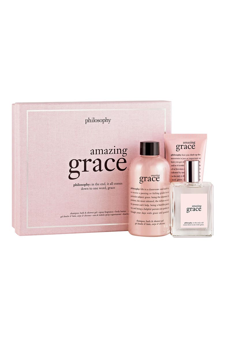 'amazing grace' fragrance layering collection, Main, color, NO COLOR