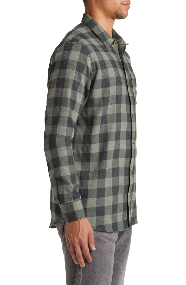 TravisMathew Gingham Check Button-Up Shirt, Alternate, color, 