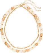 NORDSTROM RACK 2-Pack Assorted Beaded Necklace Set