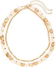NORDSTROM RACK 2-Pack Assorted Beaded Necklace Set