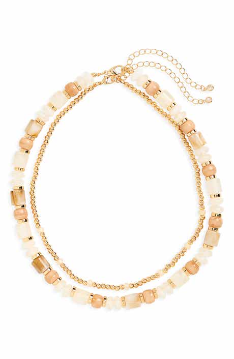 NORDSTROM RACK 2-Pack Assorted Beaded Necklace Set
