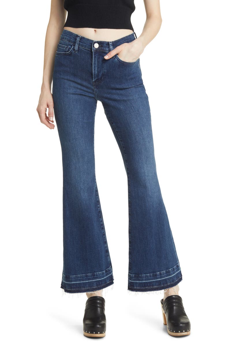 FRAME Le Easy Flare Release Hem Jeans, Main, color, 