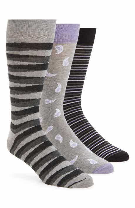 Lorenzo Uomo 3-Pack Assorted Crew Socks