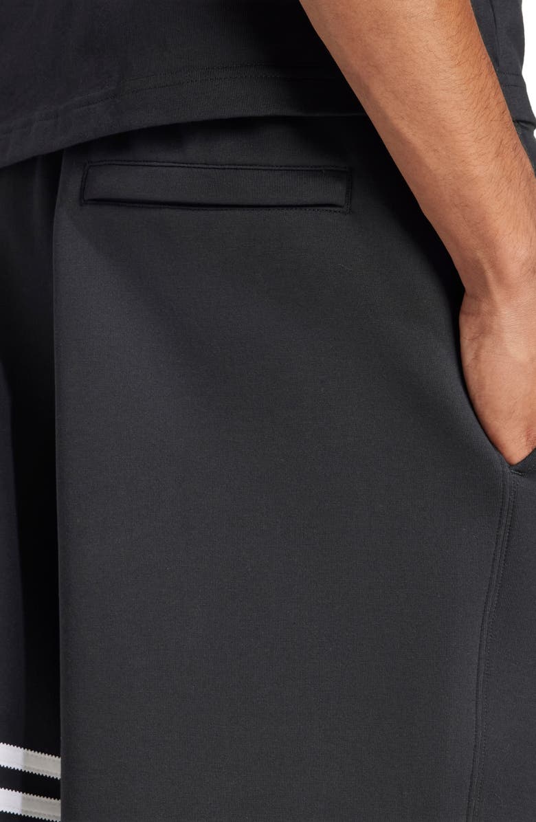 adidas Originals Trefoil Woven Nylon Cargo Shorts, Alternate, color, Black