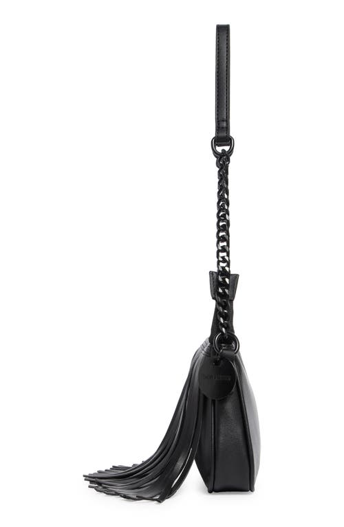 Steve Madden Bcelia Fringe Shoulder Bag In Black