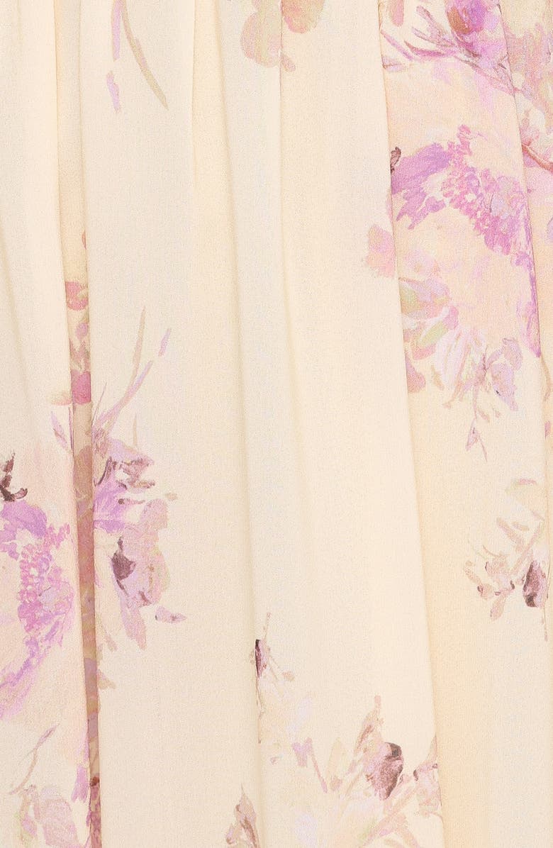 Petal & Pup Tinsley Maxi Skirt, Alternate, color, Lavender Floral