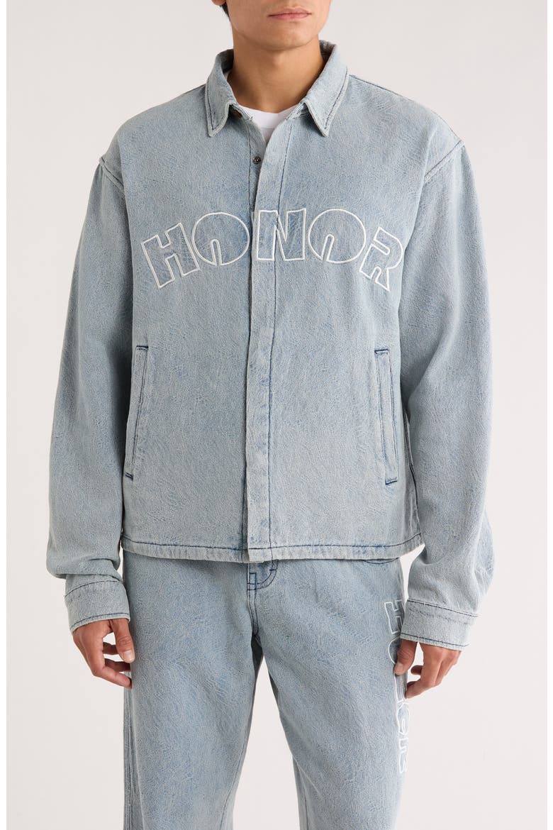 Indigo Cover Coach's Jacket, Alternate, color, LIGHT INDIGO