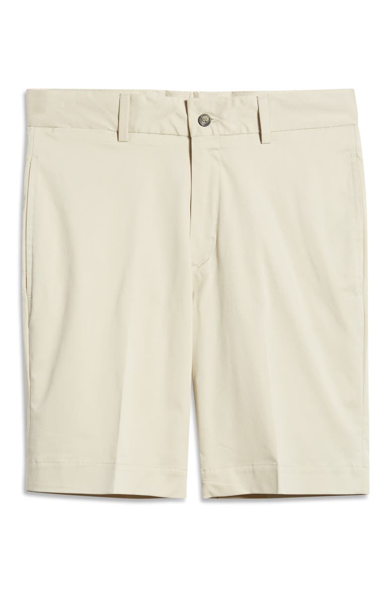 Berle Charleston Khakis Flat Front Stretch Twill Shorts, Alternate, color, Stone