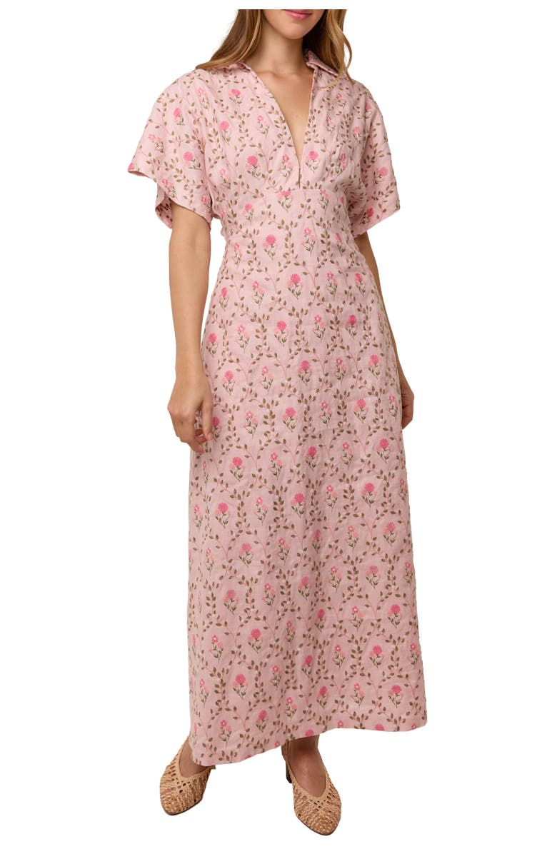 Palm Noosa Ava Dress, Main, color, Luxembourg Tile