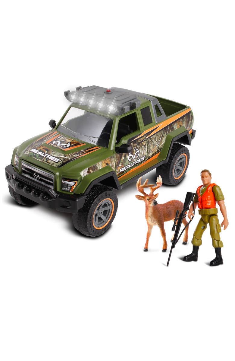 REALTREE 118 Scale Buck Hunting Playset 4 Piece, Ages 3+, Alternate, color, Multicolored