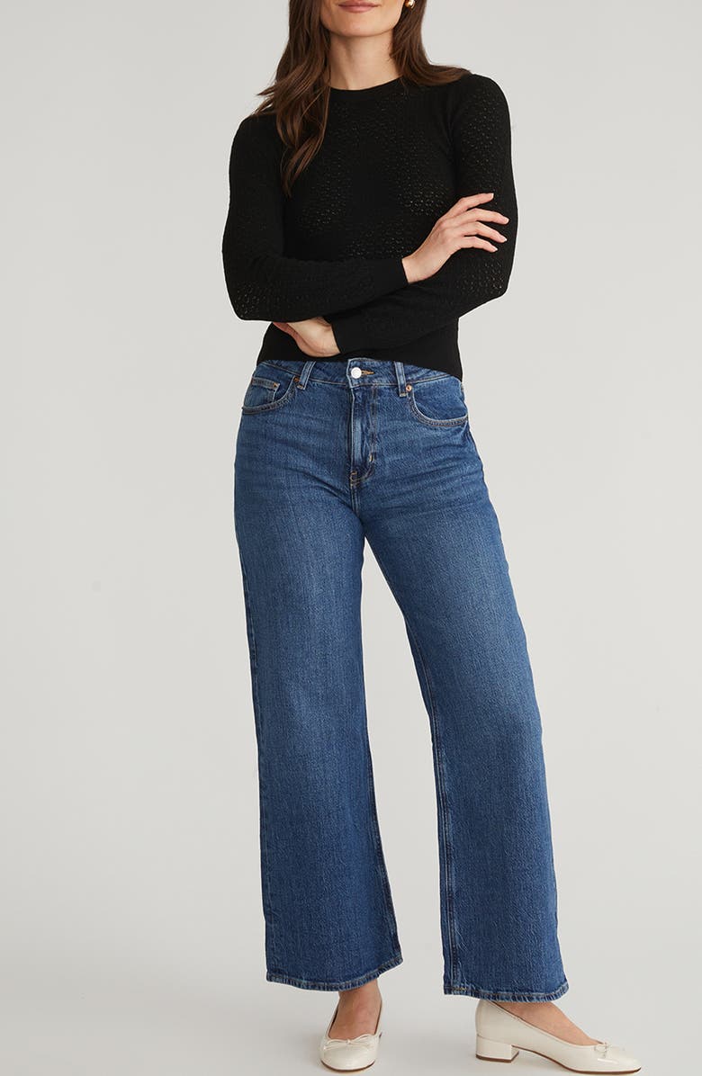 525 Holly Pointelle Stitch Top, Alternate, color,