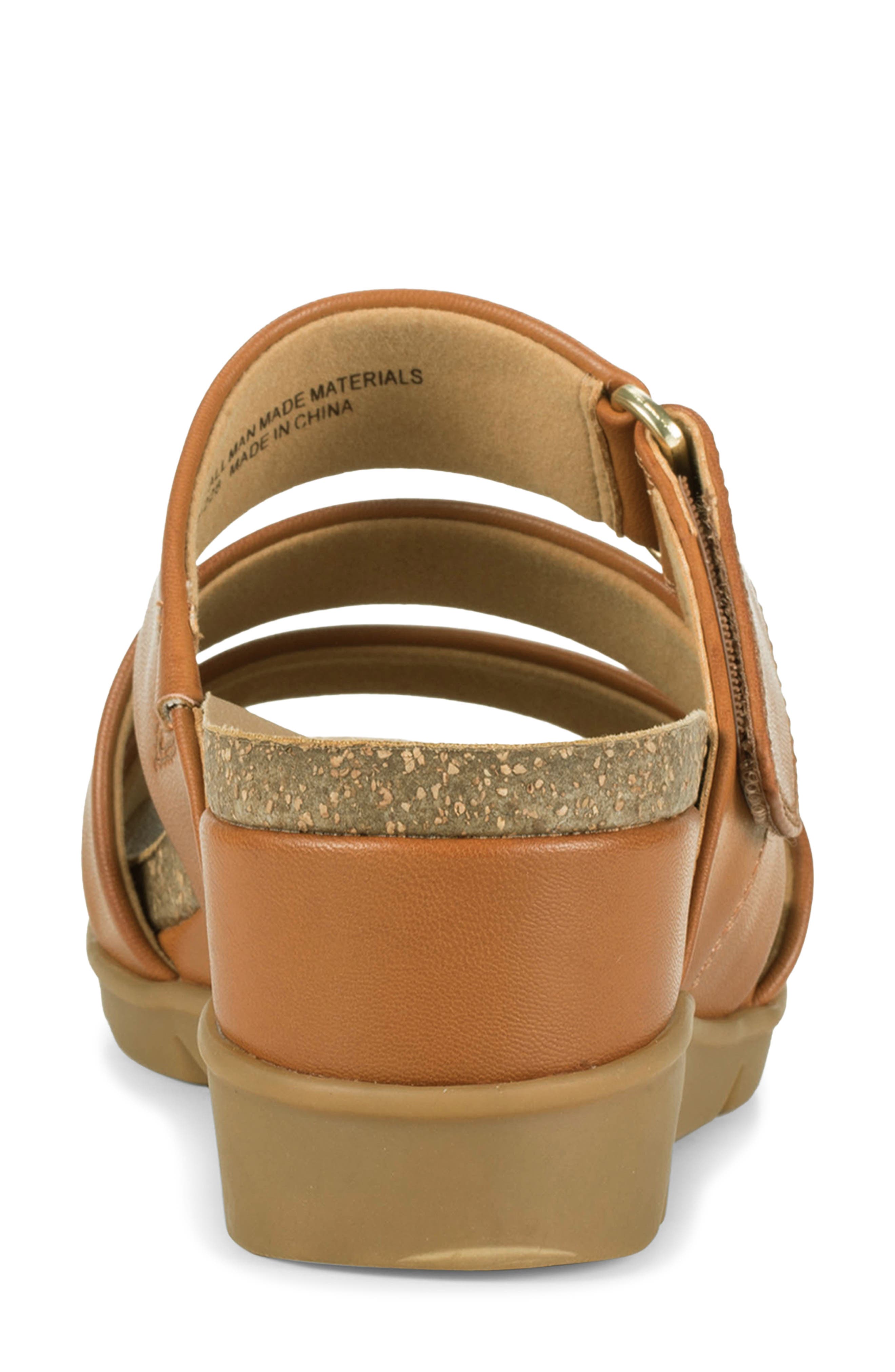 BARETRAPS Michi Wedge Sandal, Alternate, color, Dark Caramel
