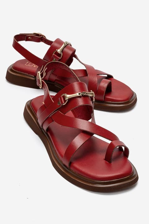 Fabiana Leather Thong Sandal