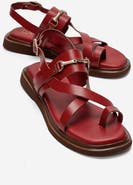 Forever & Always Shoes Fabiana Leather Thong Sandal