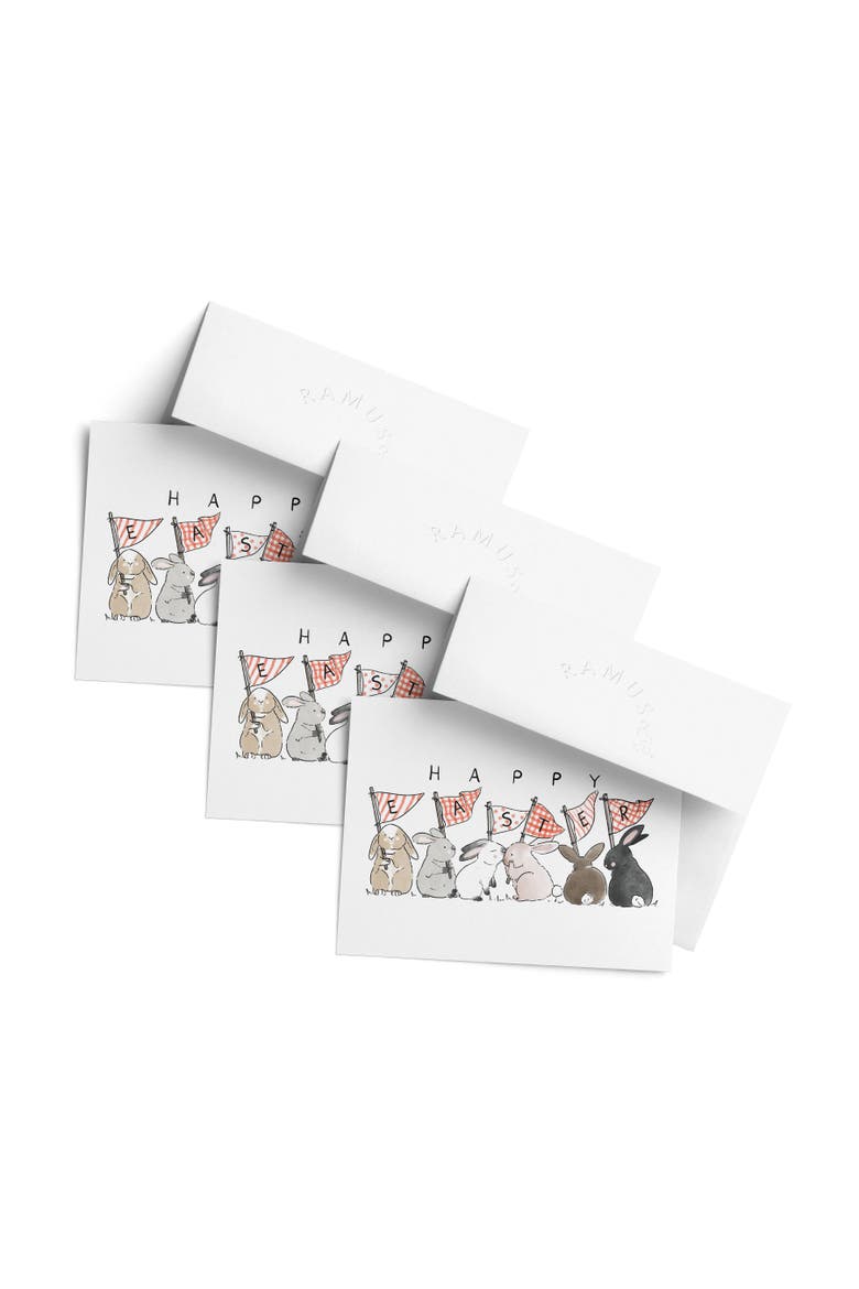 Easter/Spring Greeting Card Pack, Main, color, Happy Easter Bunnies