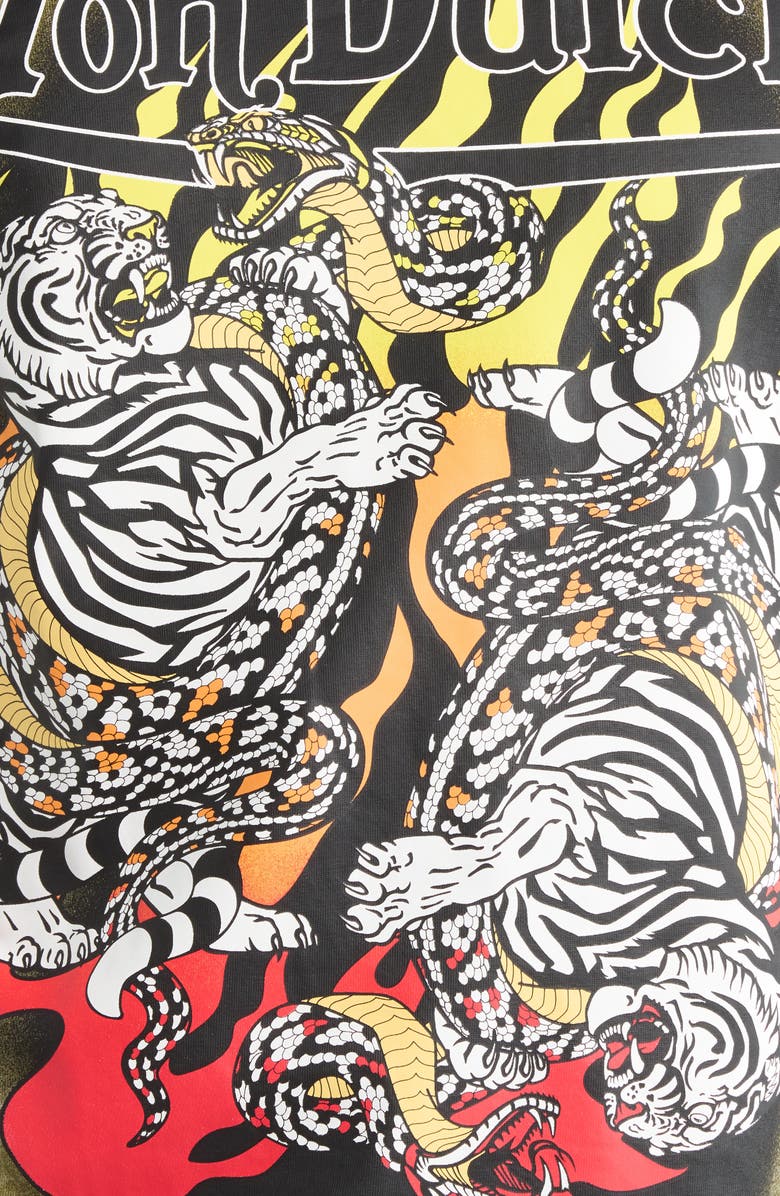 Von Dutch Graphic T-Shirt, Alternate, color, Sphagnum Mineral Wash