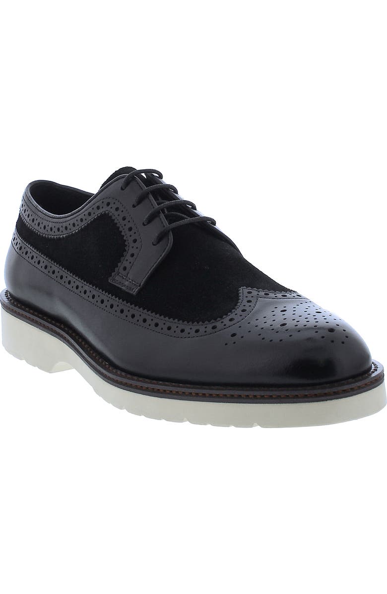 Penny Lane Compton Wingtip Derby, Main, color, Black
