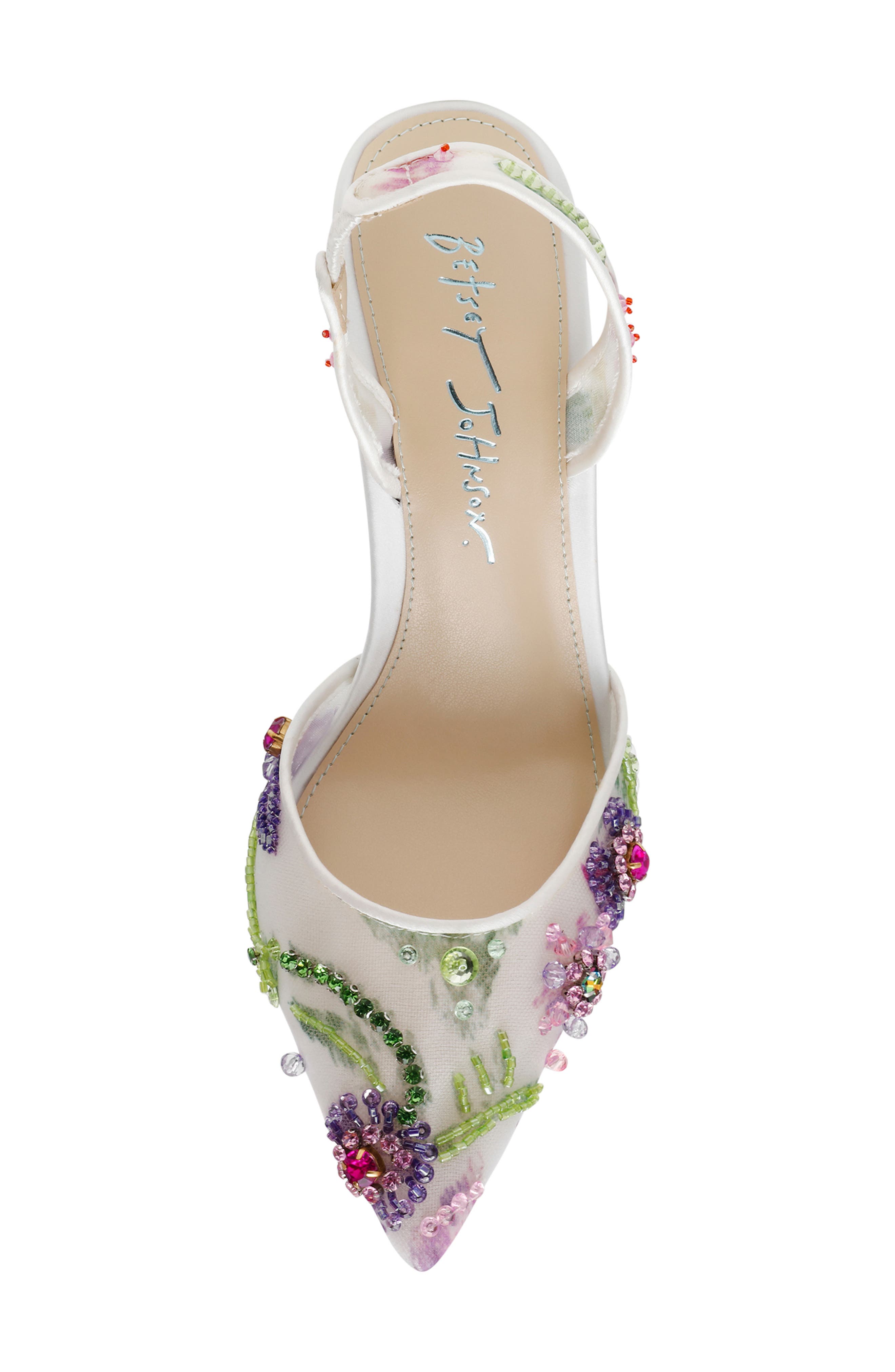 Betsey Johnson Velma Pointed Toe Slingback Pump, Alternate, color, 