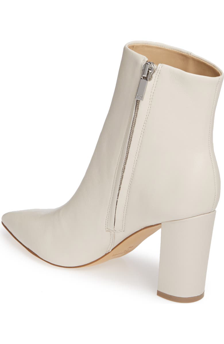 Marc Fisher LTD Ulani Pointy Toe Bootie, Alternate, color, Ivory Leather