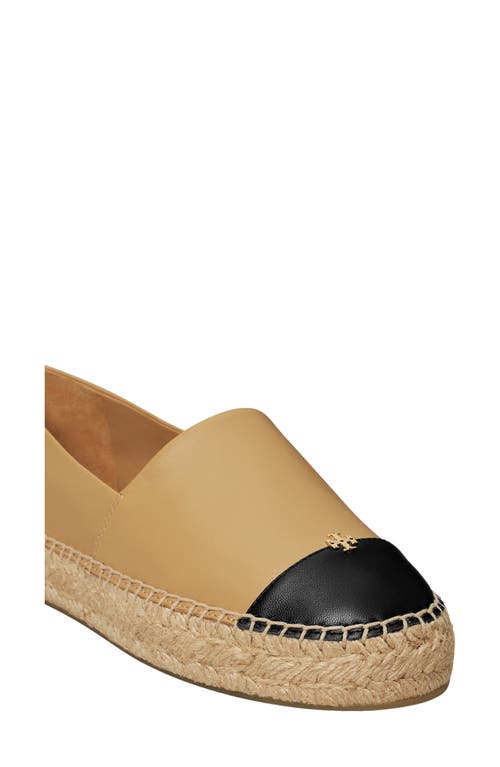 Tory Burch Ankle Wrap Cap Toe Platform Espadrille