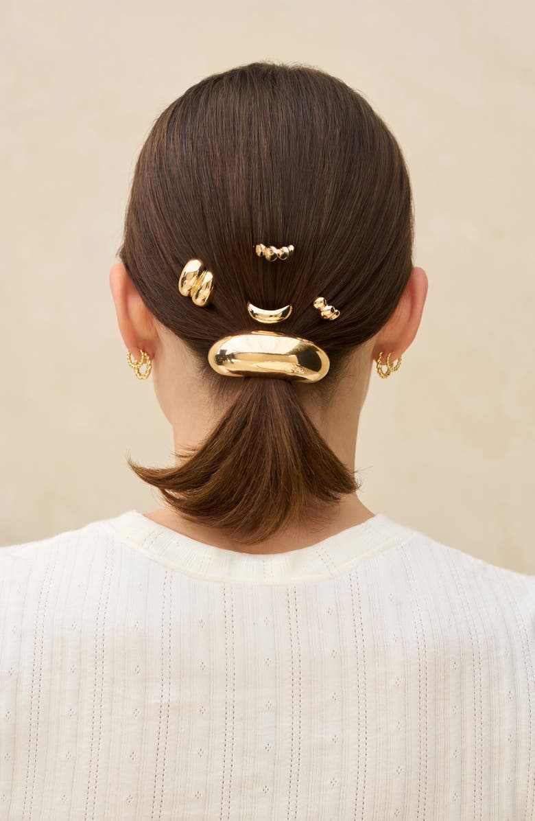 Kitsch 3-Pack Secure Hold Metal Pony Pins, Alternate, color, Gold