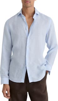 Reiss Ruban Linen Button-Up Shirt