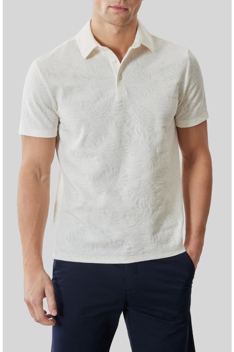 Corven Short Sleeve Polo, Main, color, SWAN