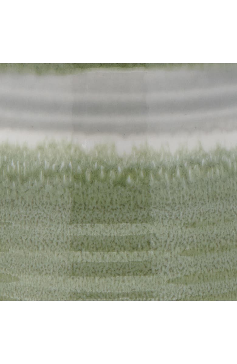 tag Glen Ribbed Reactive Glaze Mug Green Multi Dishwasher Safe, Alternate, color, Green