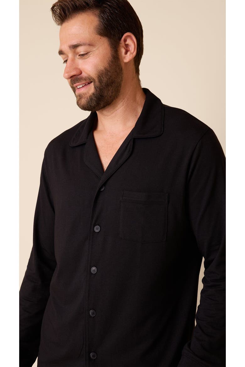 Men's Pima Knit Pajama Set, Alternate, color, Classic Midnight