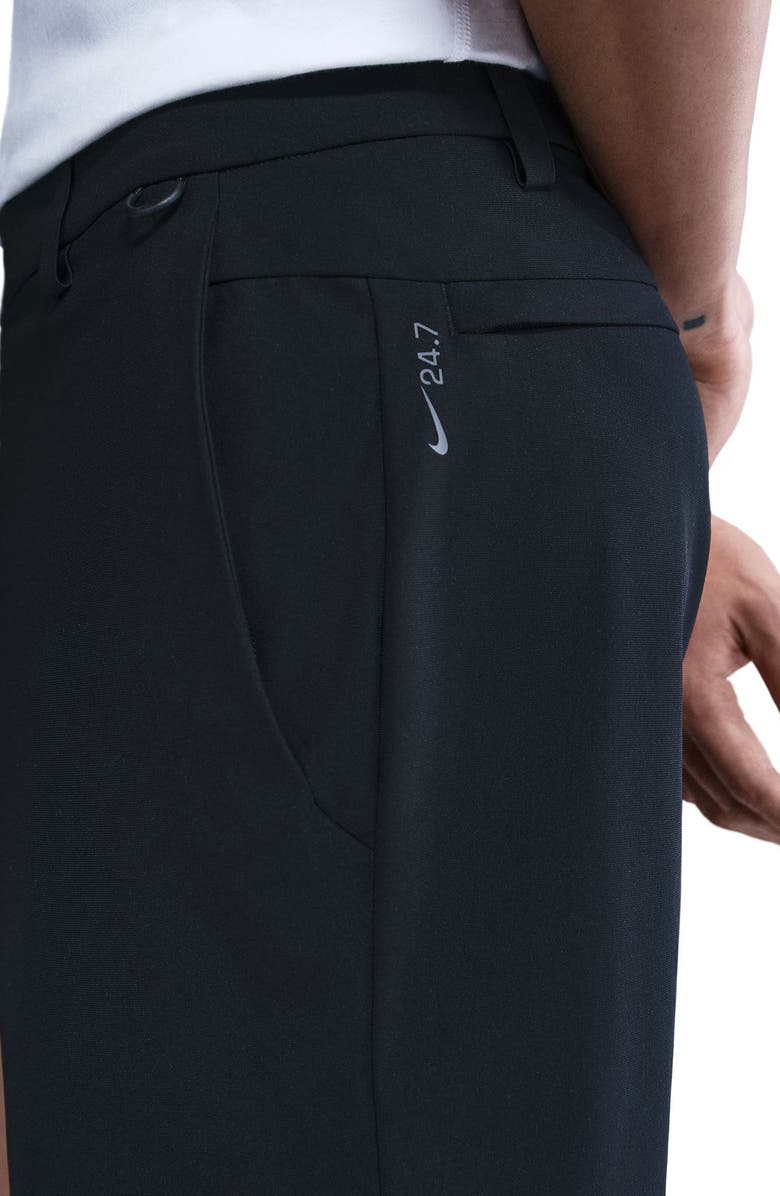 Nike 24.7 PerfectStretch Dri-FIT Flat Front Shorts, Alternate, color, Black/ Dark Smoke Grey