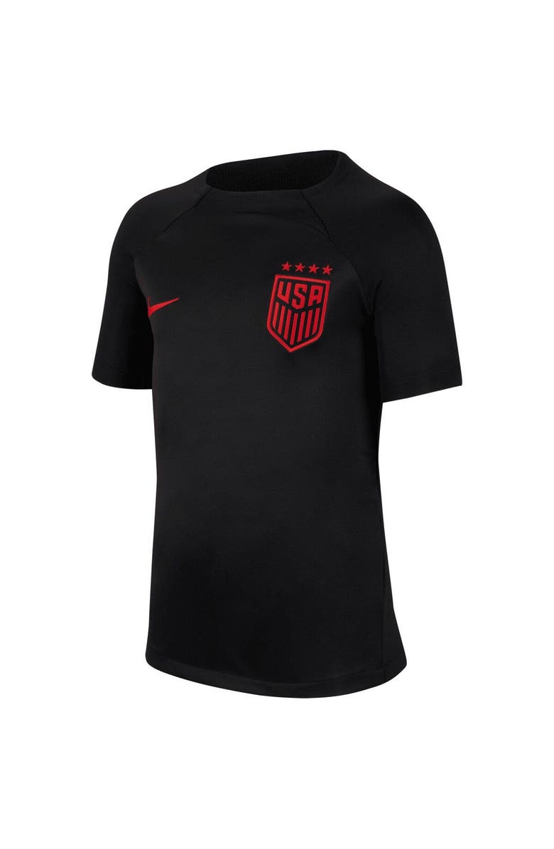 Nike Youth Nike Black USWNT Academy Pro Performance Raglan Top, Alternate, color, 
