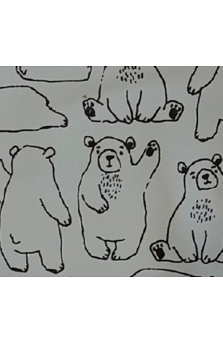 Neferland Premium Velcro Low Pocket Long Sleeve Smock Bib, Alternate, color, Bear Hug